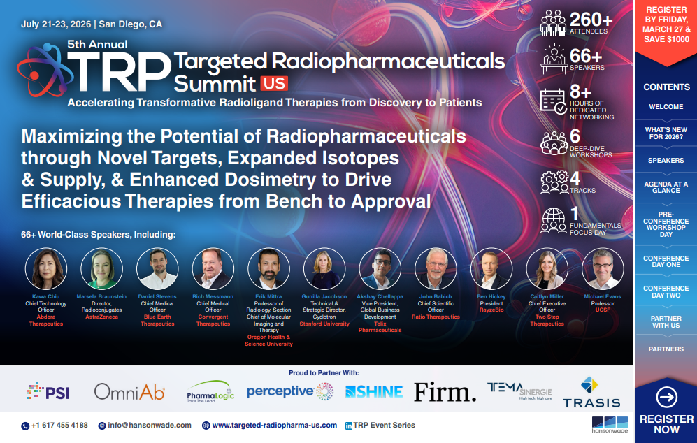 5th Targeted Radiopharmaceuticals Summit US 2026 Brochure Preview